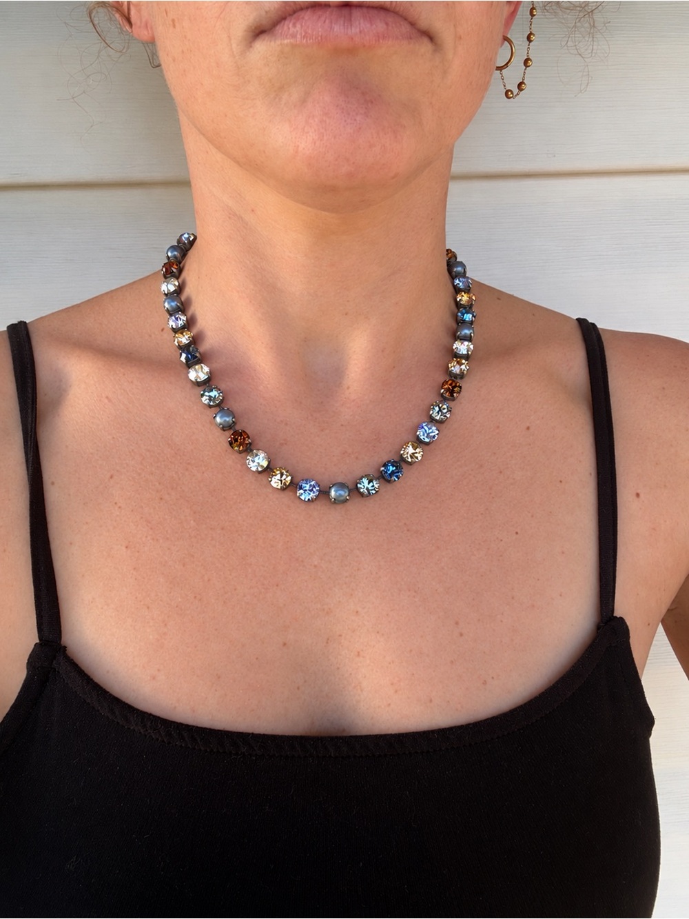 Retired Sabika Winter 2012 Authentic Crystal Fun Choker Necklace